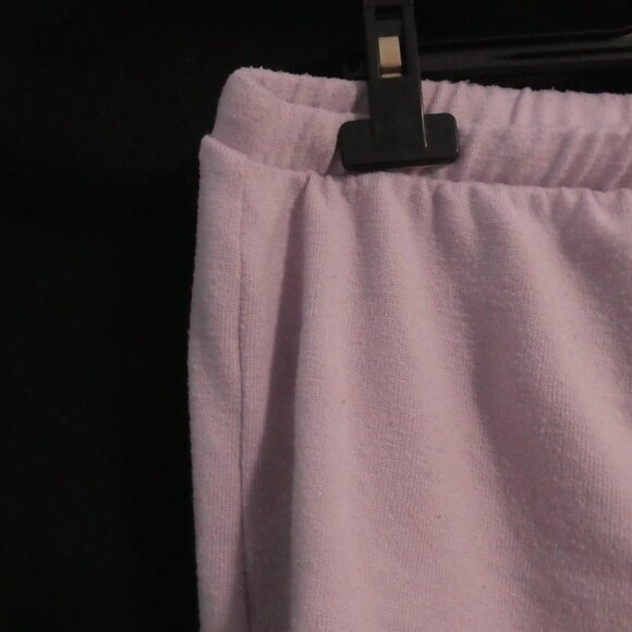 WEEKEND EDITION | large | Lavender Sweat Shorts With Ruffle Trim - Picture 3 of 14